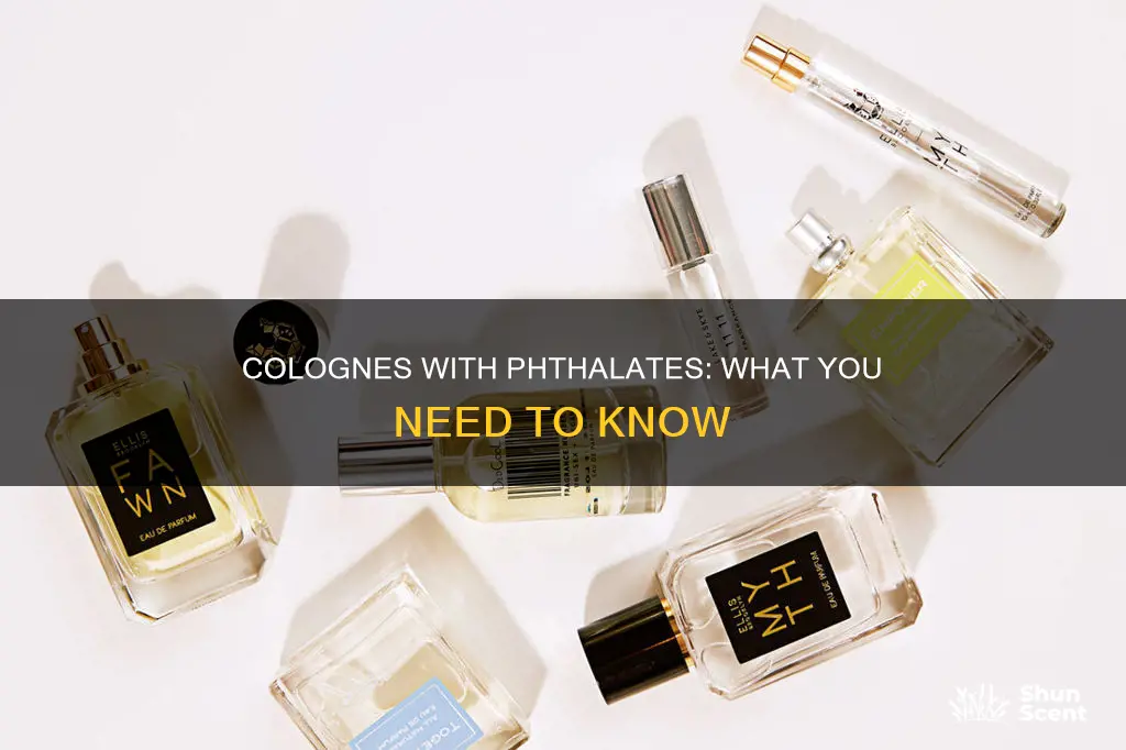 what colognes have phthalates