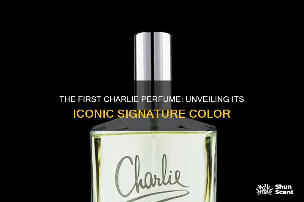 what color charlie perfume sold first