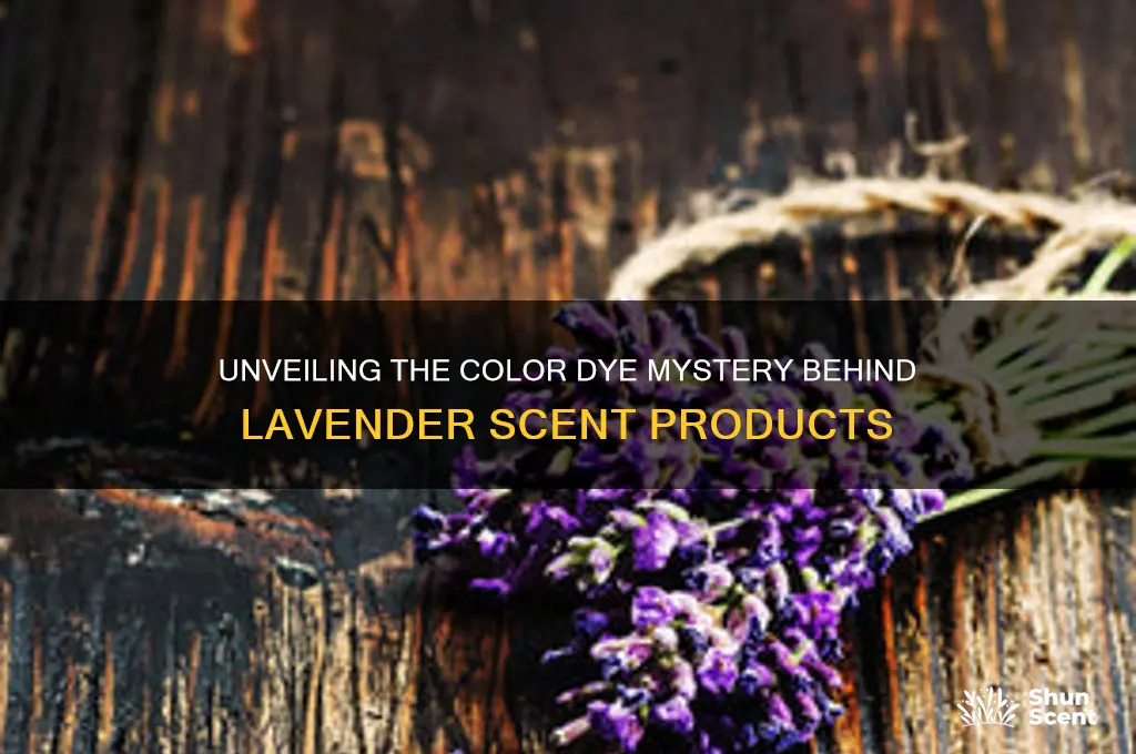 what color dye is in lavender scent
