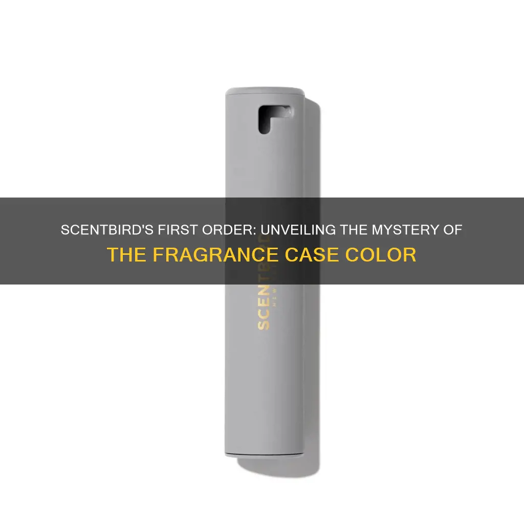 what color fragrance case does scentbird send on first order