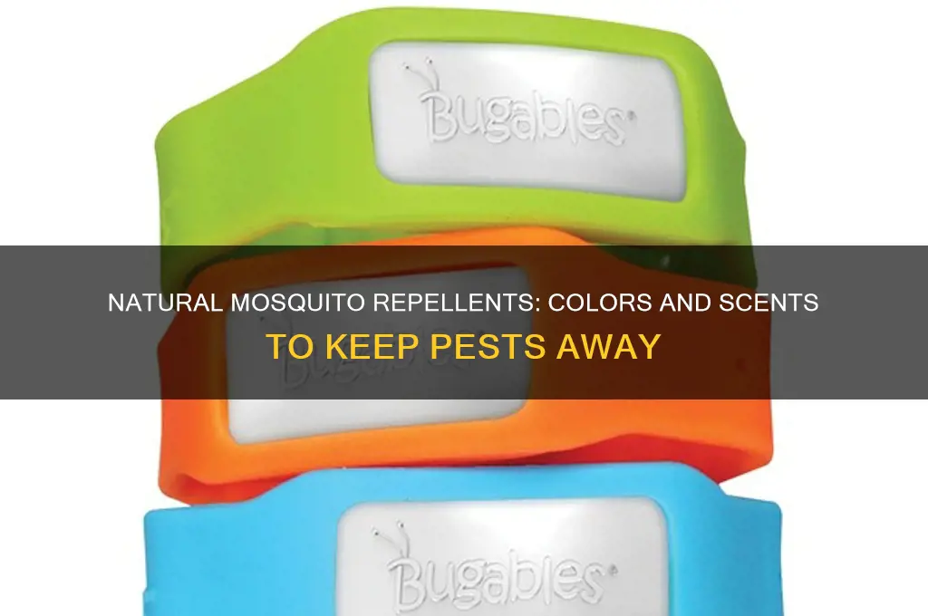 what colors and scents repel mosquitoes
