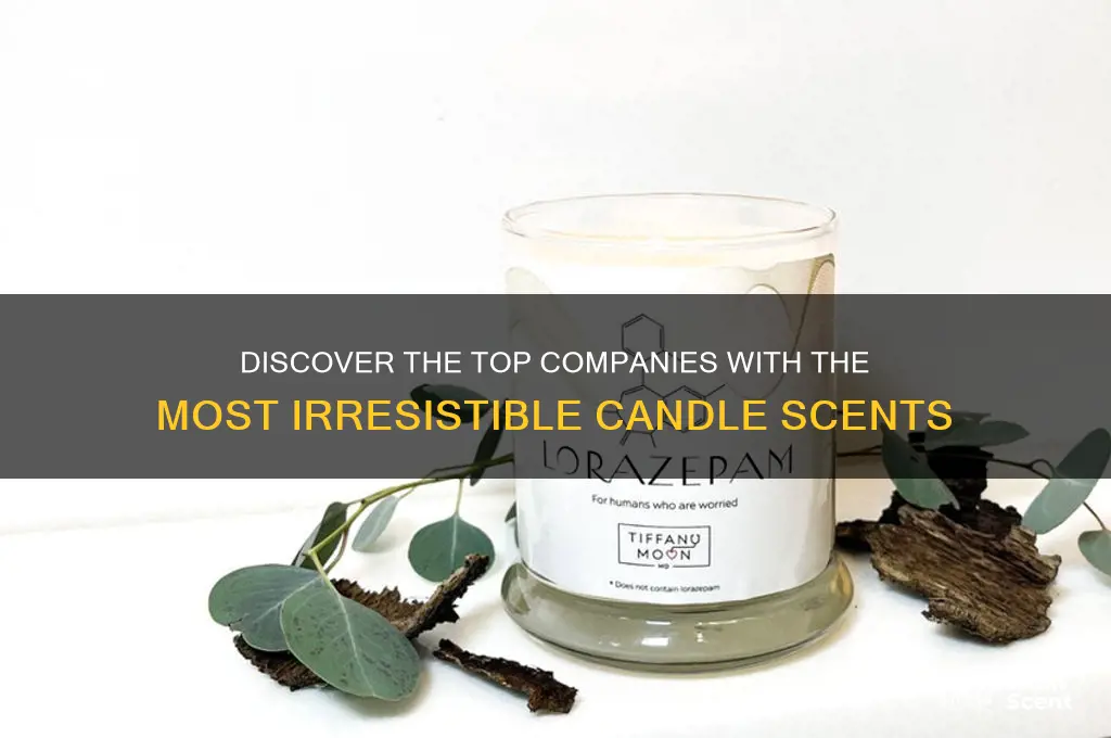 what companies have the best candle scents