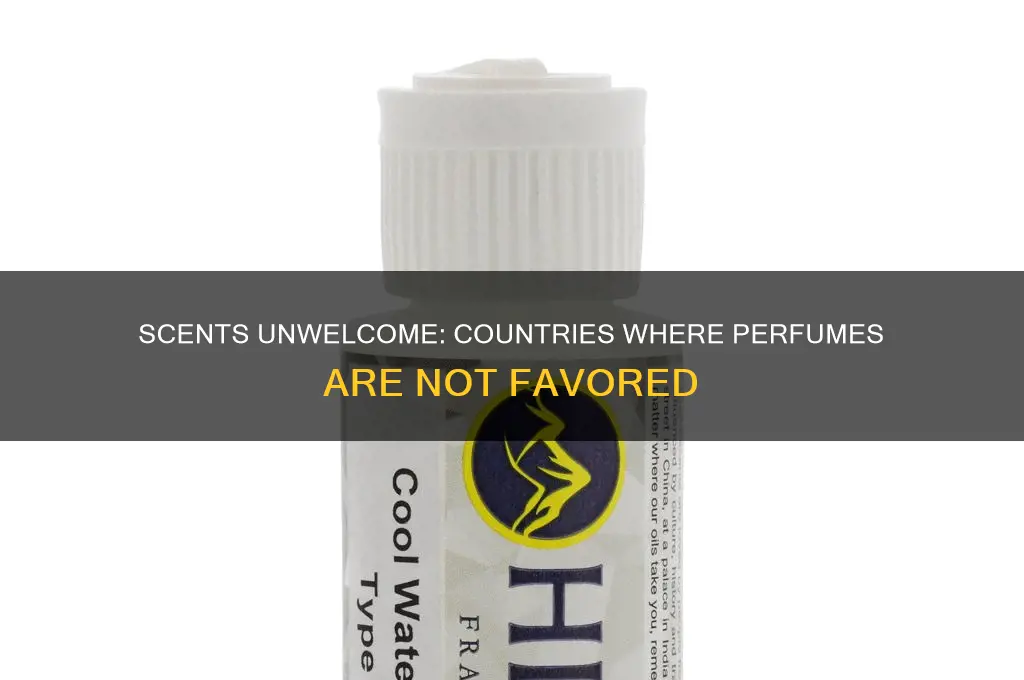 what countries do not like perfumes