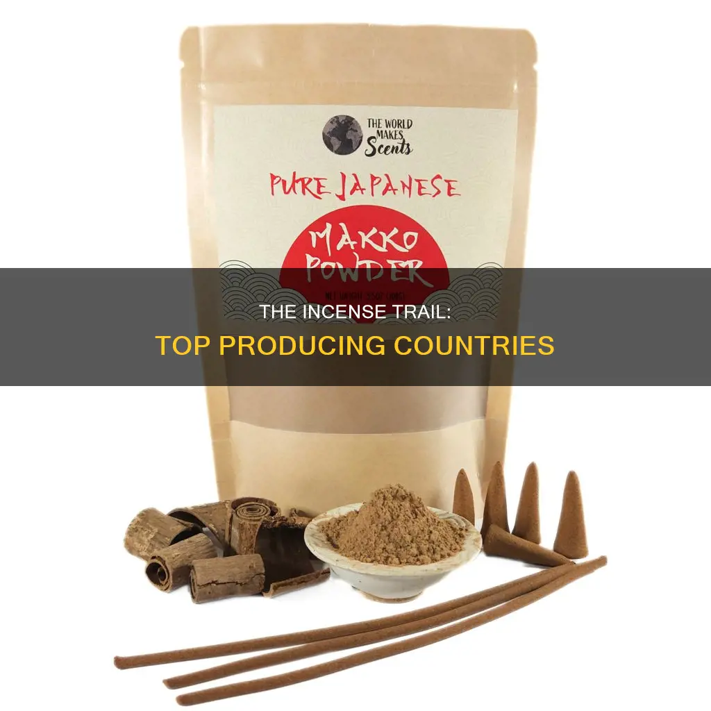 what countries produce the most incense