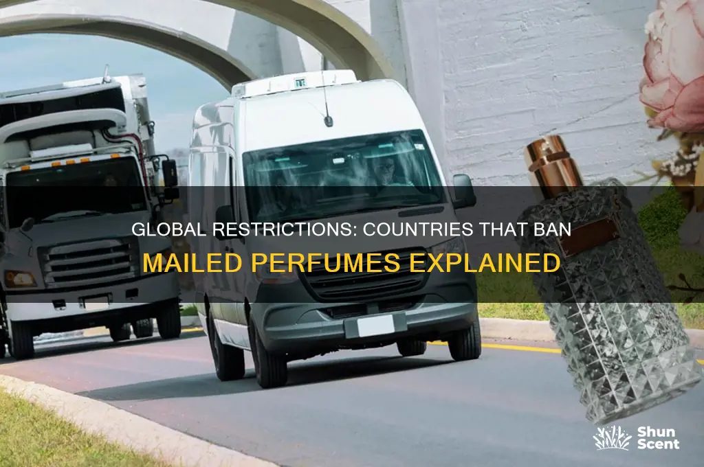 what countries prohibit mailed perfumes
