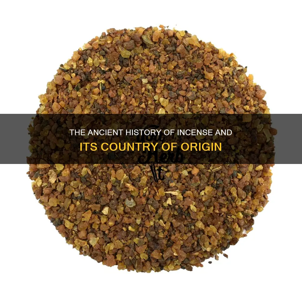 what country does incense come from