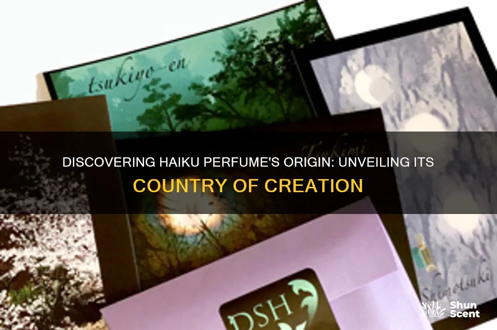 what country does the haiku perfume come from