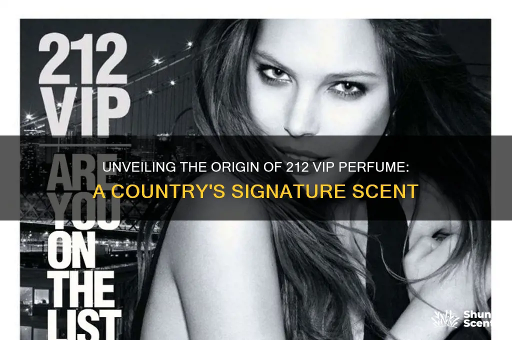 what country is 212 vip perfume from