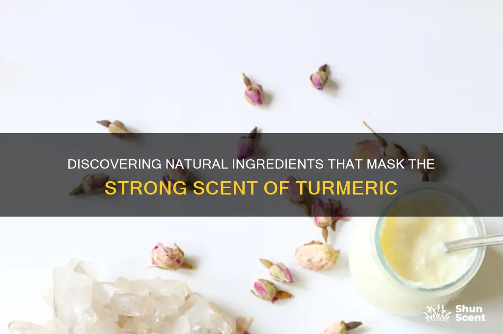 what covers the scent of tumeric