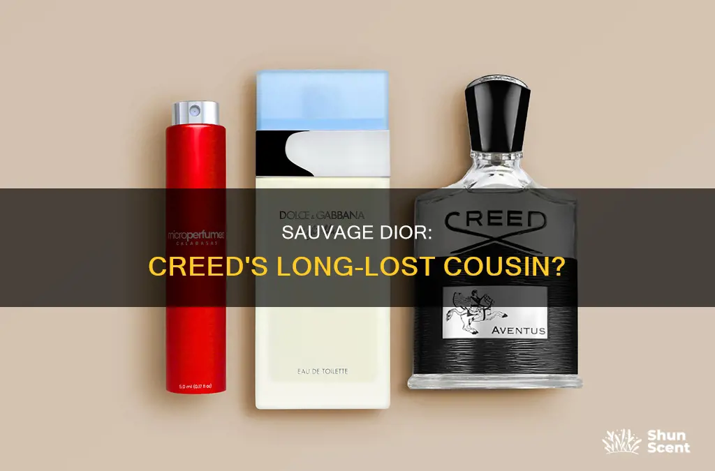 what creed fragrance does sauvage dior resemble