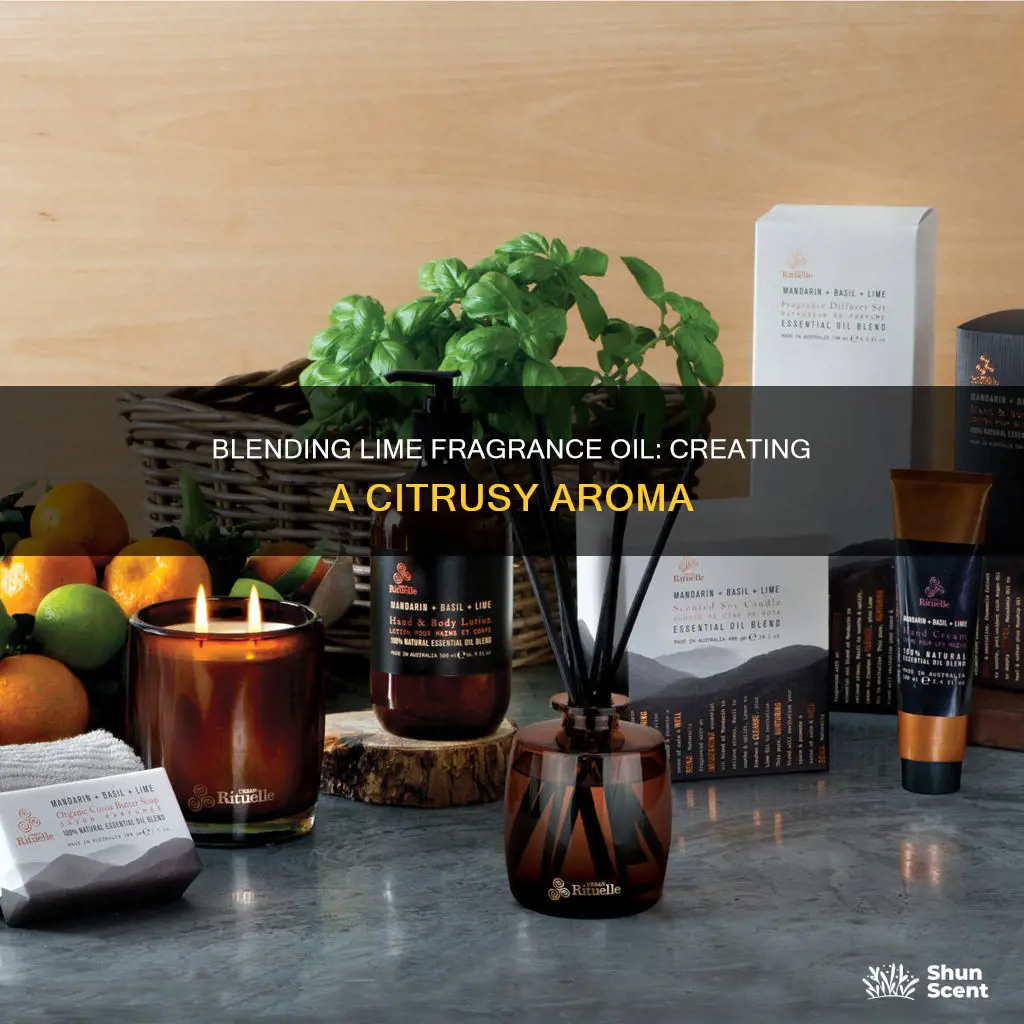 what csn i blend lime fragrance oul with