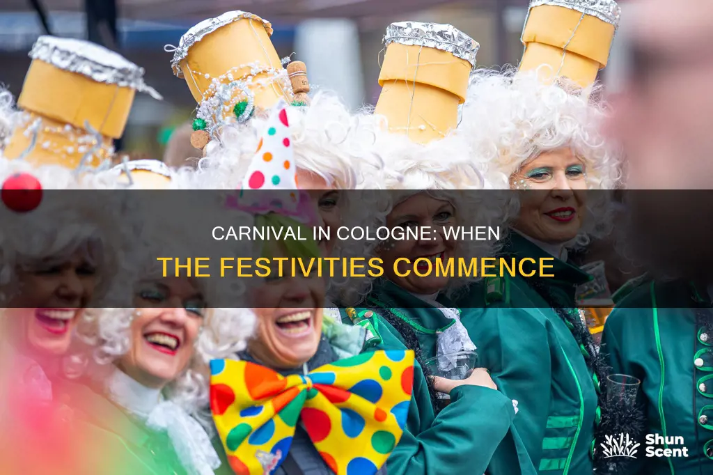 what day does carnival start cologne