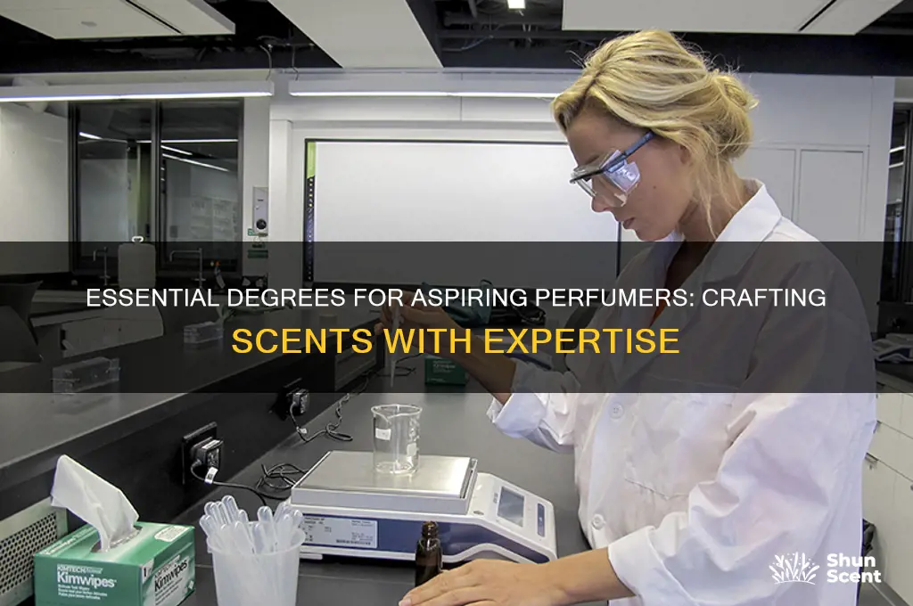 what degree do you need to be a perfumer