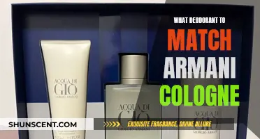 Matching Deodorants to Enhance Armani Colognes