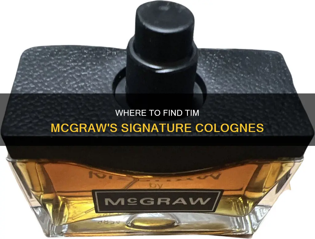 what department stores carry tim mcgraw cologne