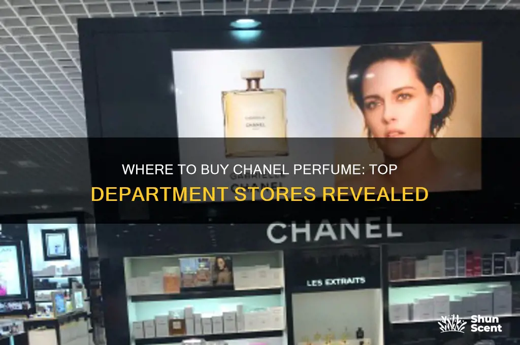 what department stores sell chanel perfume