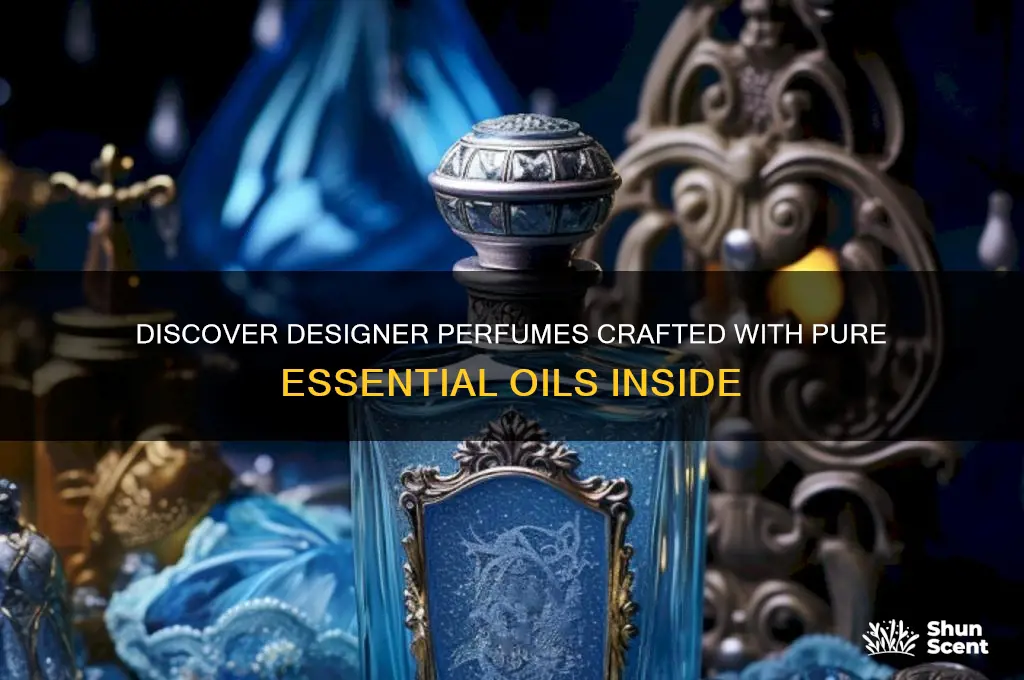 what designer perfume uses essential oils
