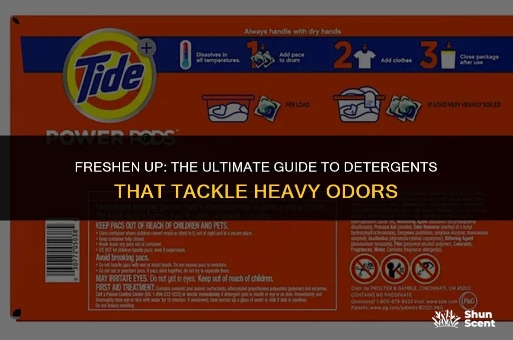 what detergent get rids of heavy odors