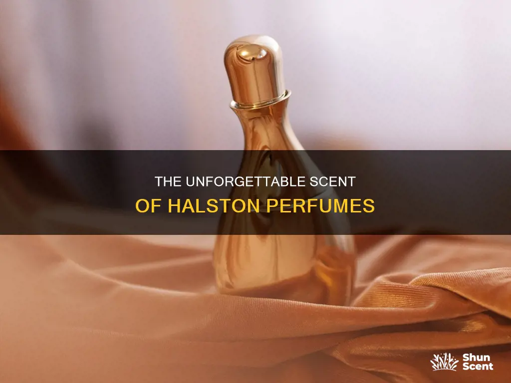 what did halston perfume smell like
