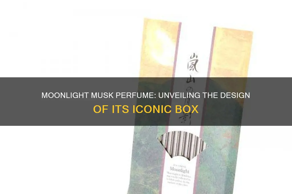 what did rhe box look like for moonliggt musk perfume