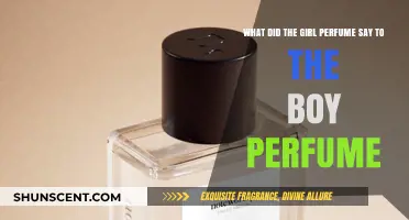 When Scents Collide: The Girl Perfume's Witty Remark to the Boy Perfume
