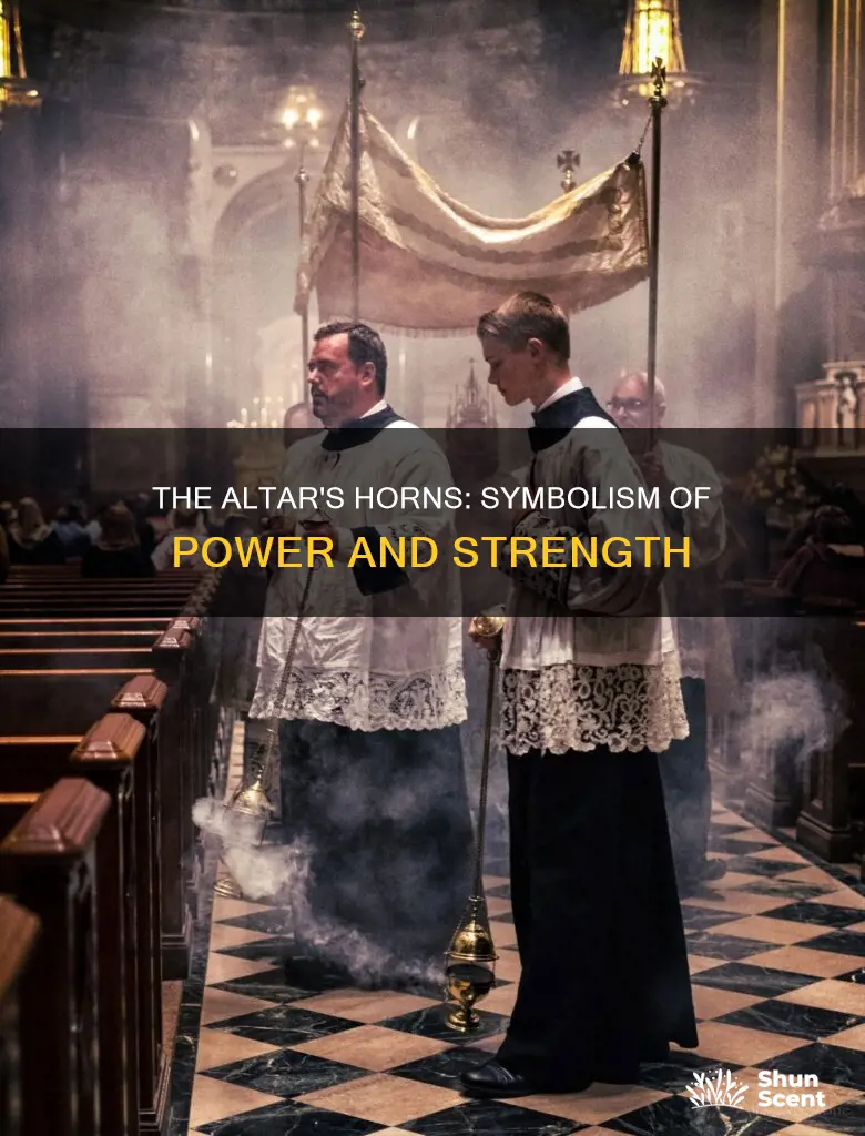 what did the horns on the altar of incense represent
