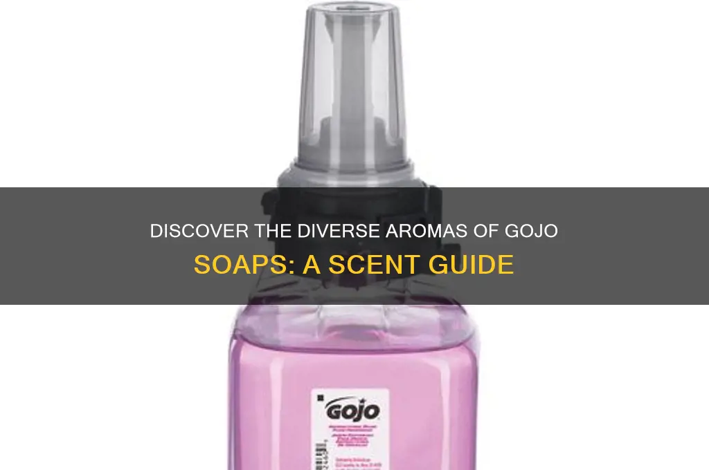 what different scents do gojo soaps come in