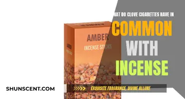 Clove Cigarettes and Incense: A Fragrant, Smoky Link