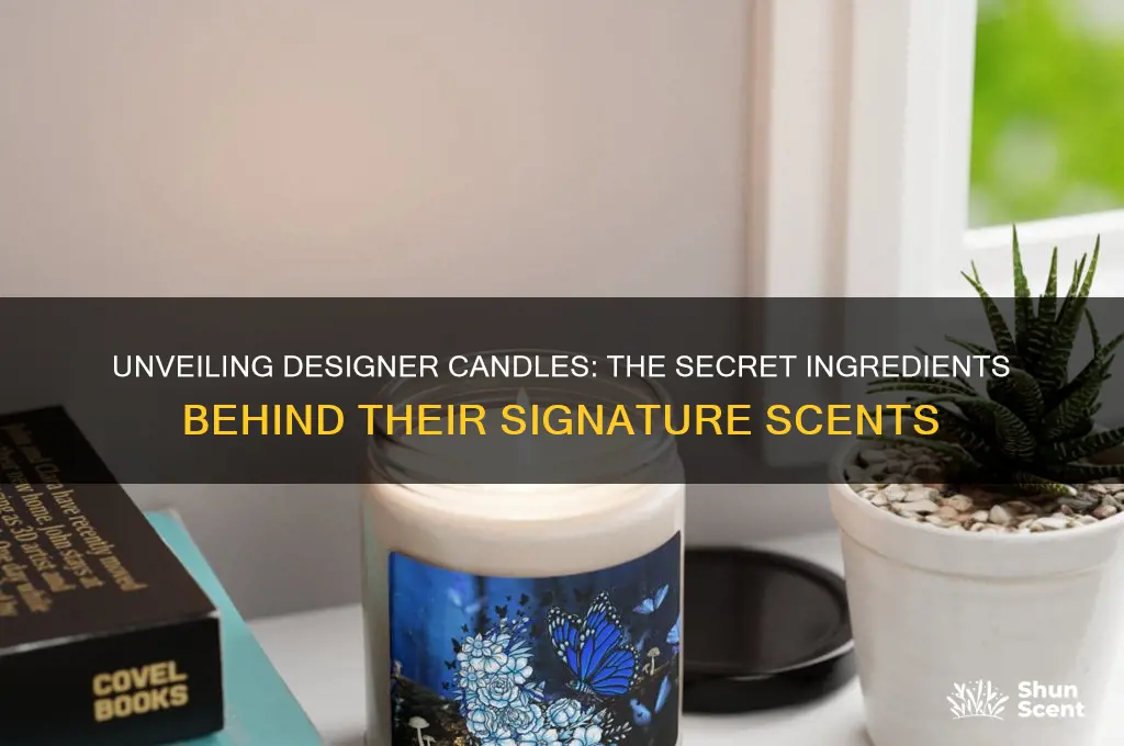 what do designer candles use for scent