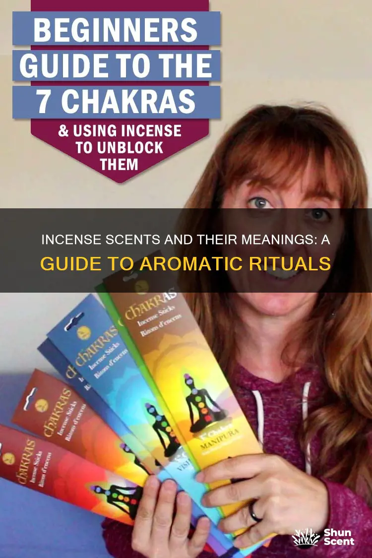 what do different incense scents mean