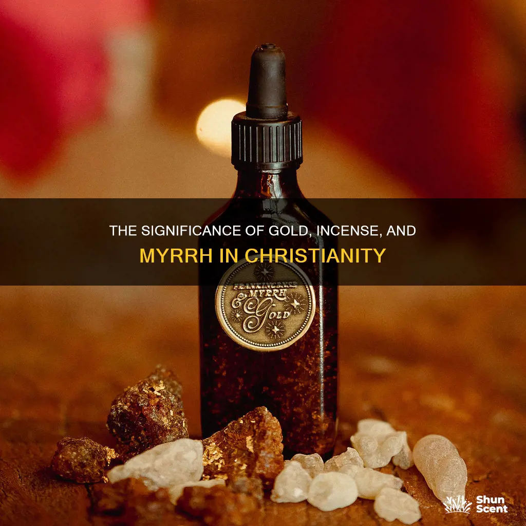 what do gold incense and myrrh represent
