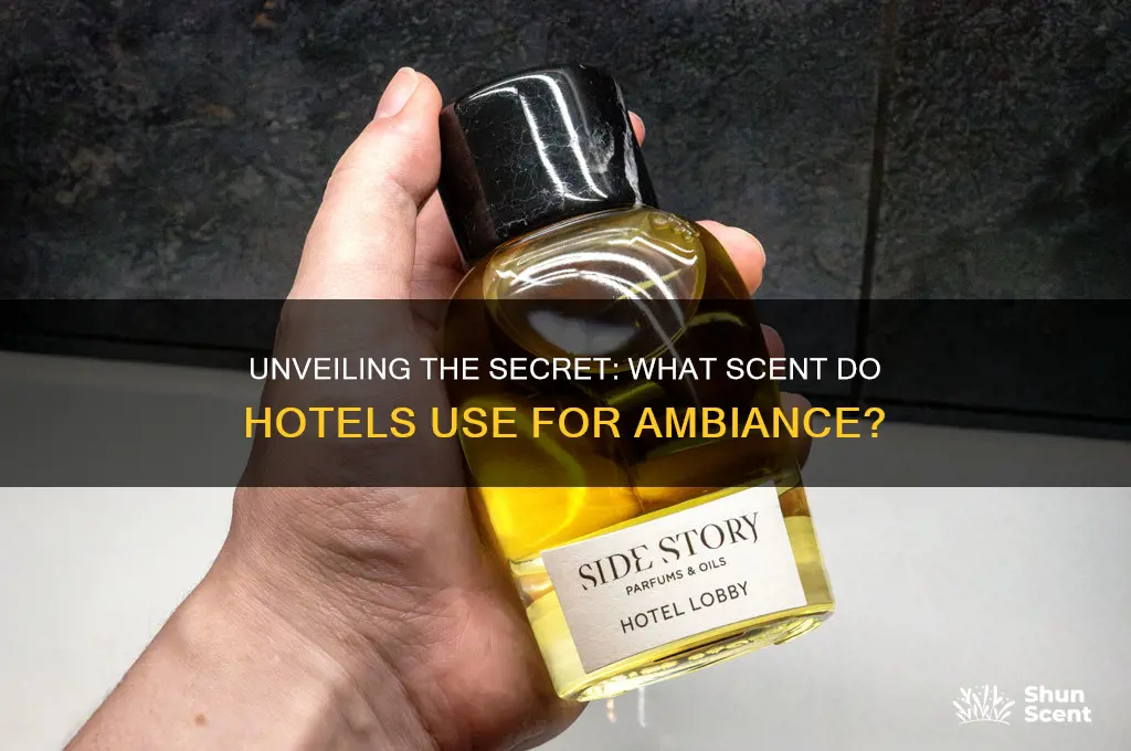what do hotels use for scent