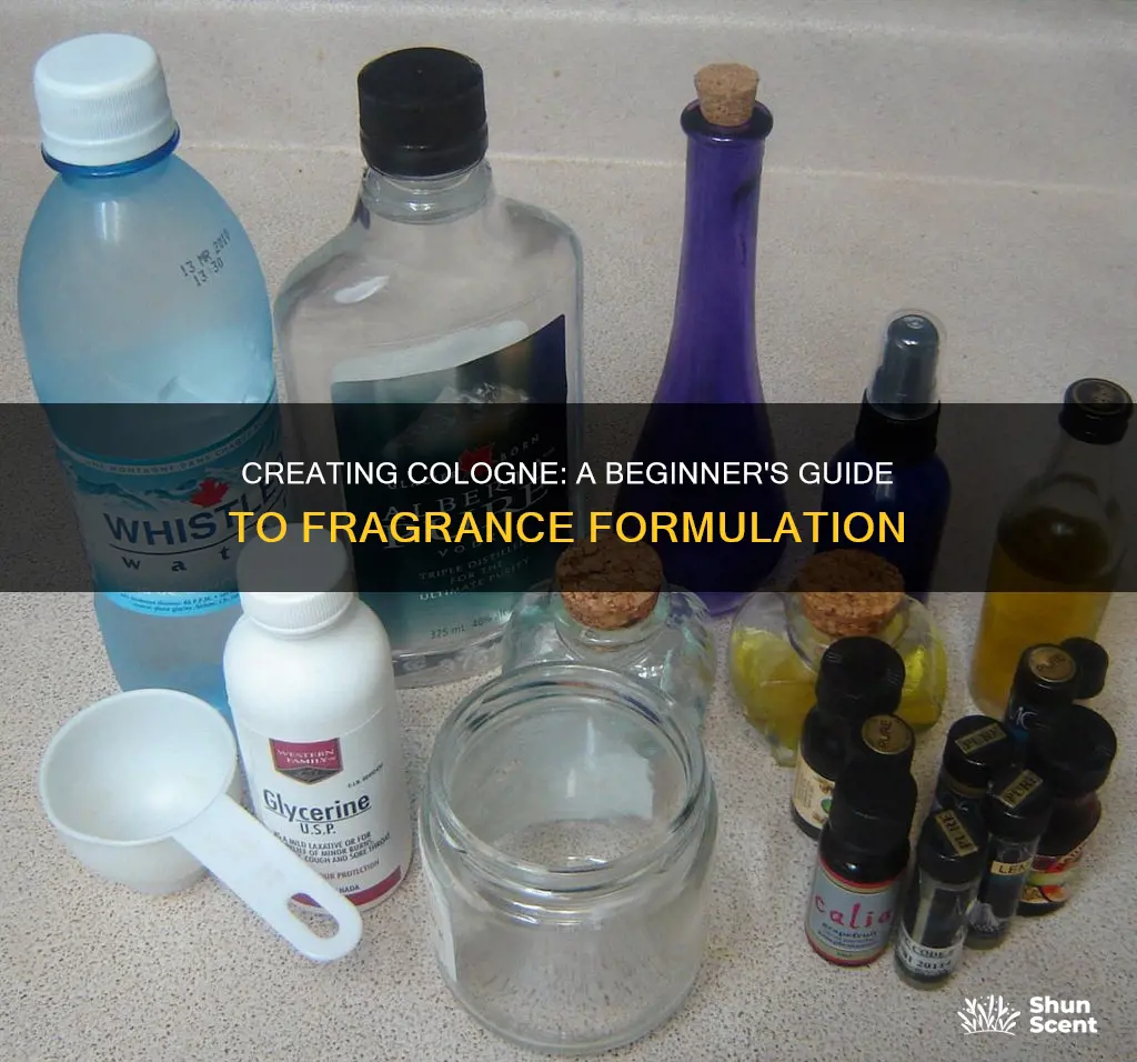 what do i need to make cologne