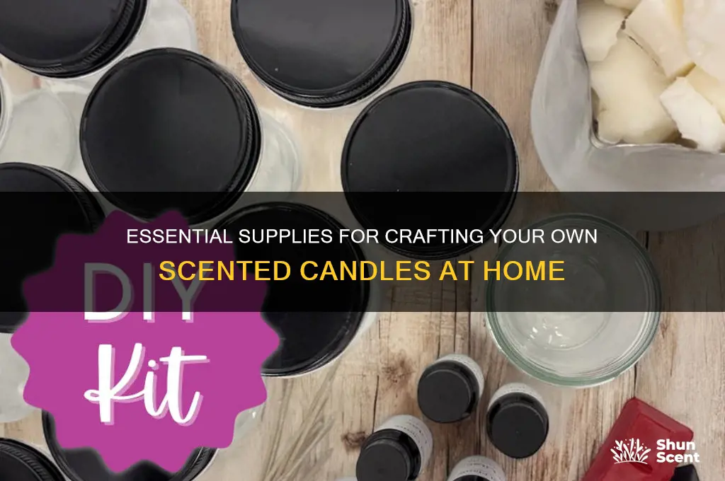 what do i need to make my own scented candles
