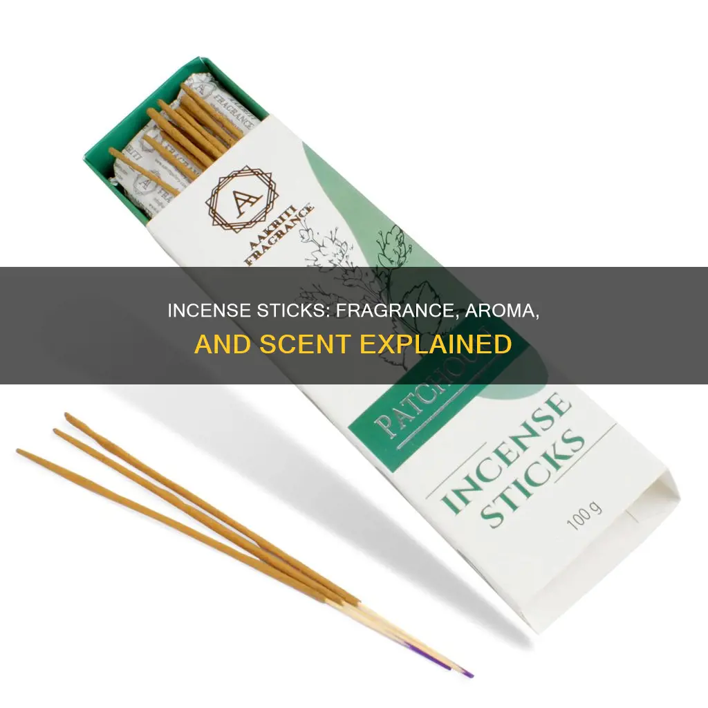 what do incense sticks smell like