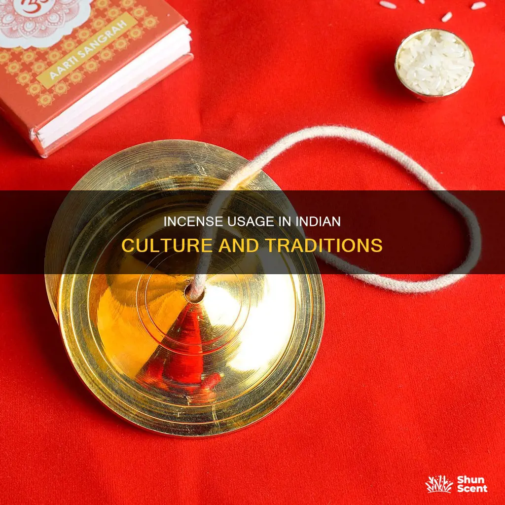 what do indians use incense for