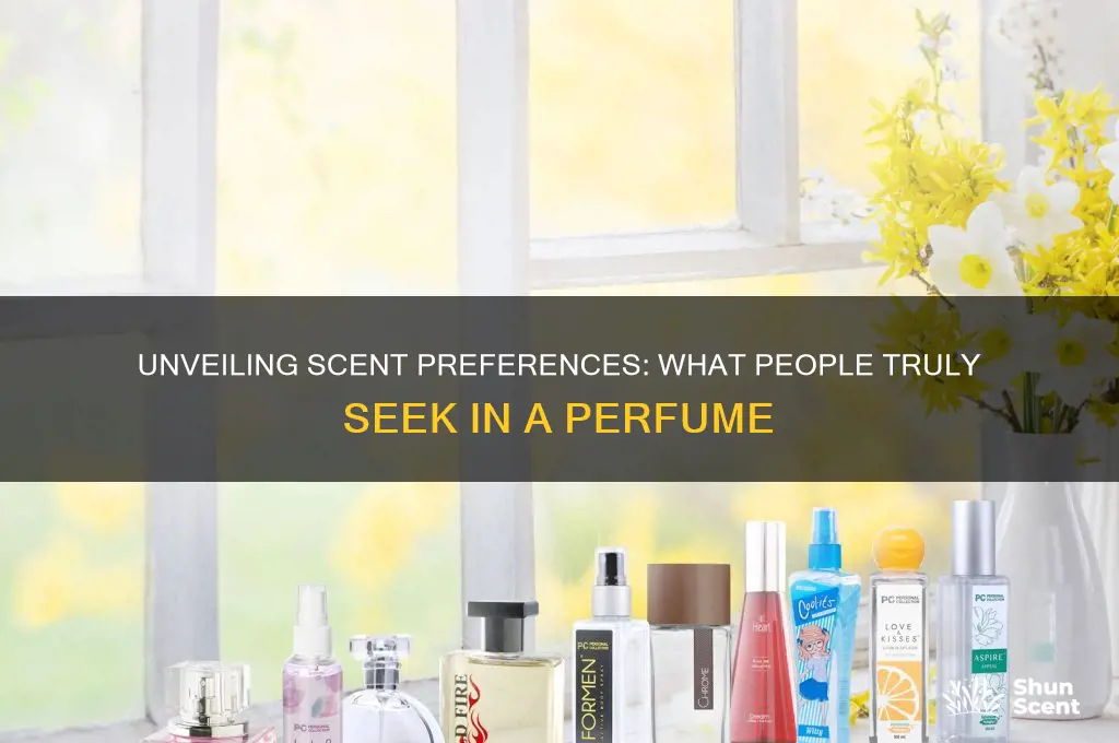 what do people look for in a perfume