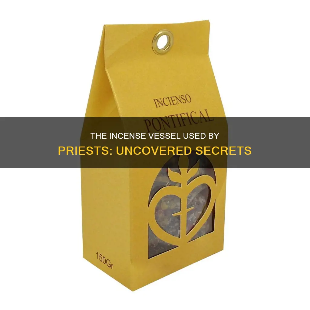 what do priests keep incense in