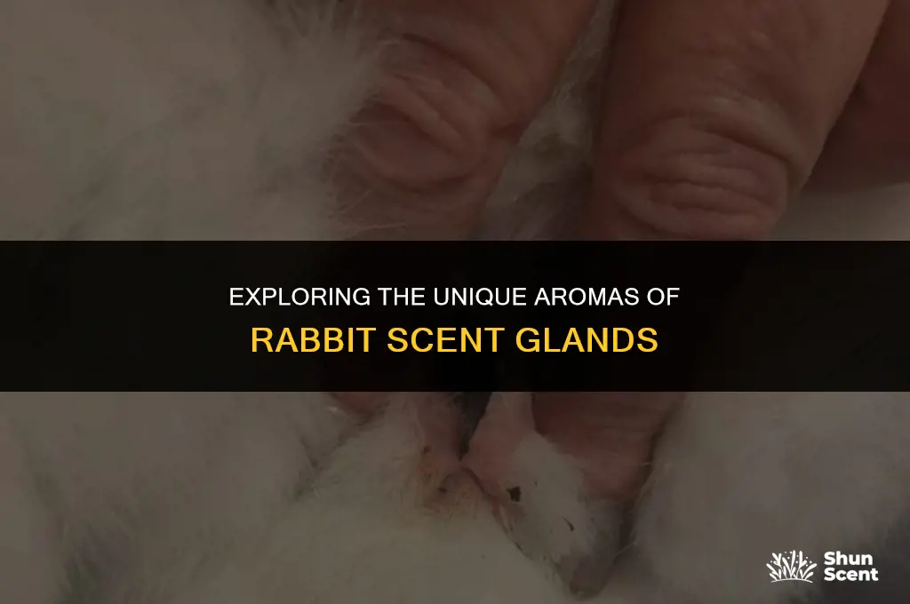 what do rabit scent glands smell like