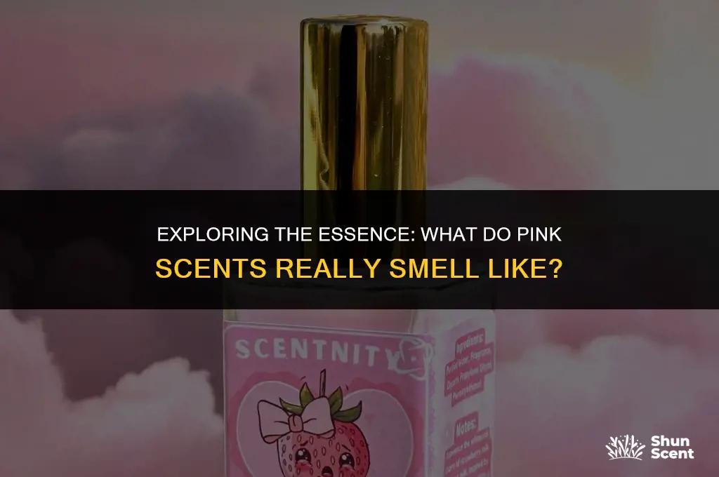 what do the pink scents smell like