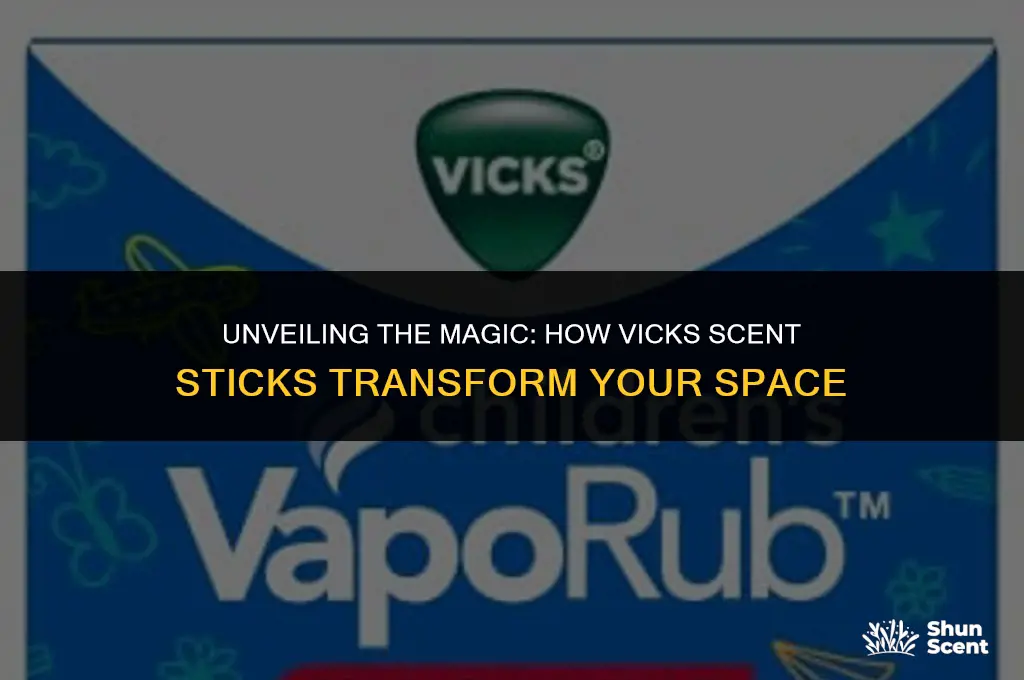 what do vicks scent sticks do