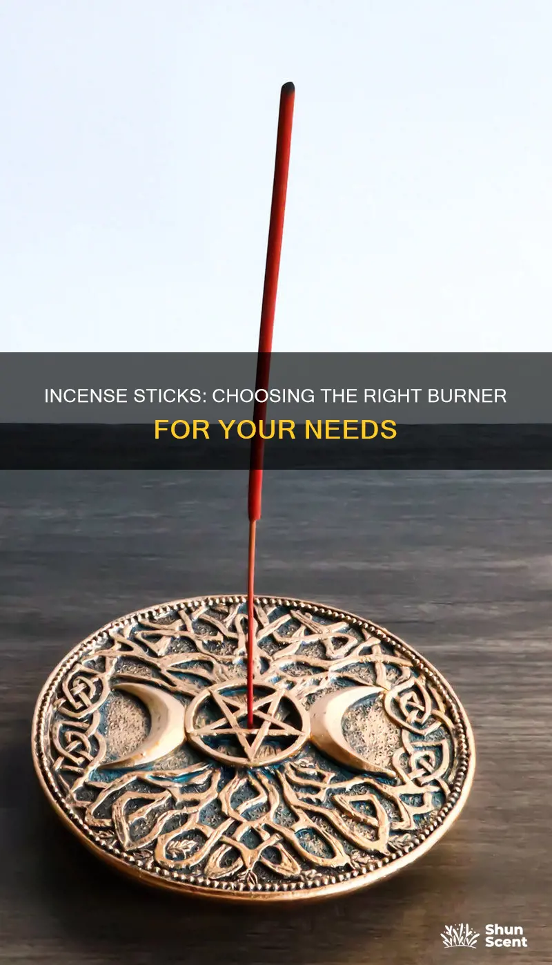 what do you burn incense sticks in