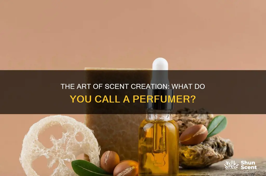 what do you call a perfumer