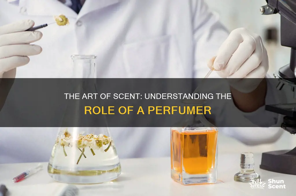 what do you call a person who creates perfume