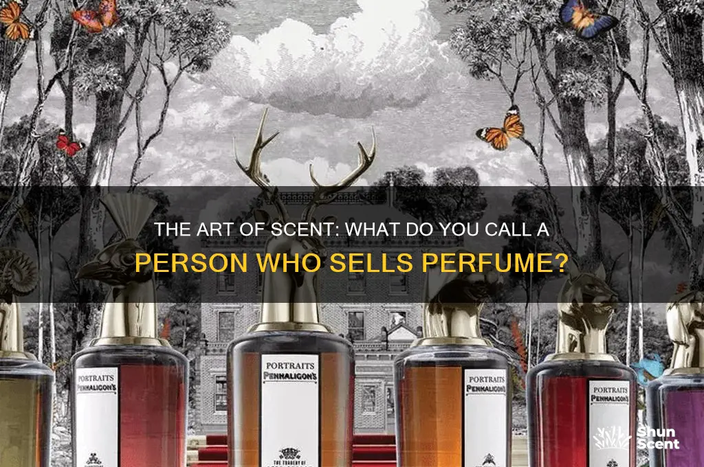 what do you call a person who sells perfume