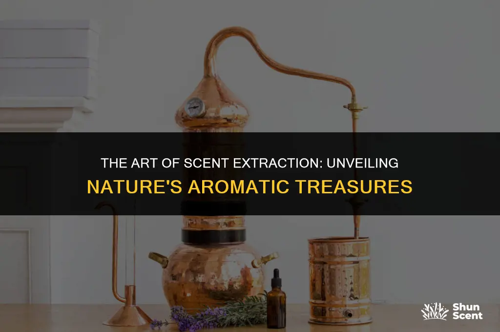 what do you call the extraction of scent