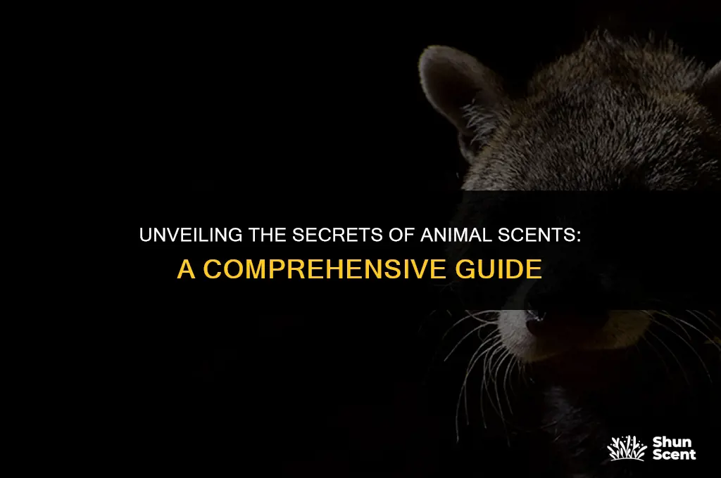 what do you call the scent of an animal