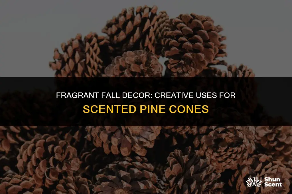 what do you do with scented pine cones