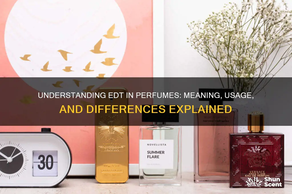 what do you mean by edt in perfume