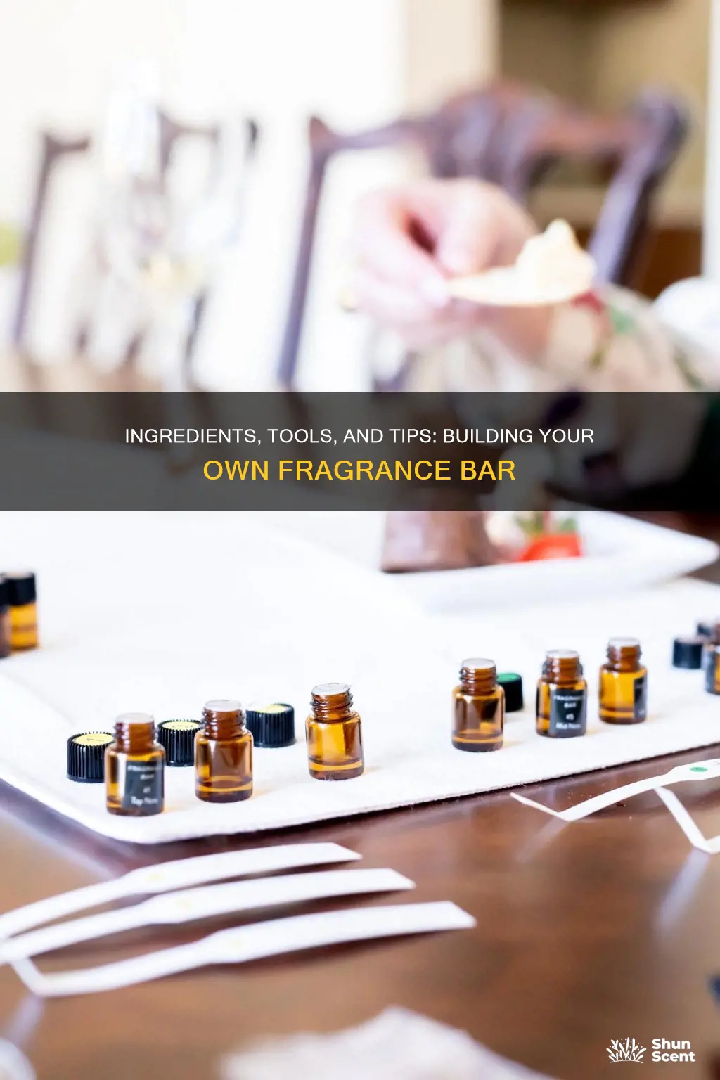 what do you need to build a fragrance bar